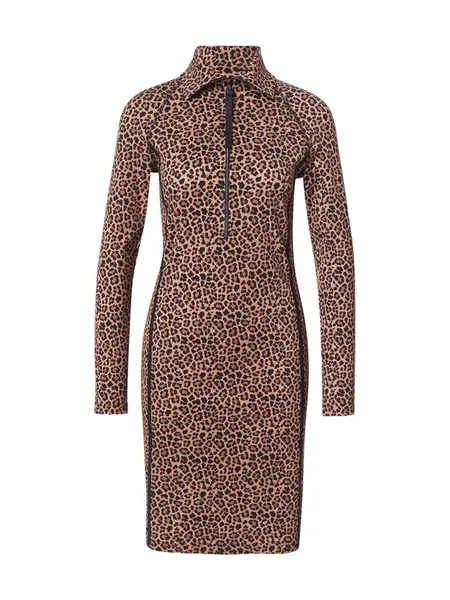 Marc Cain Šaty  hnedá / mokka / čierna