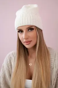 Kesi Dámská čepice Irmina K333 ecru