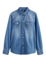 Next Blúzka  modrá / modrá denim