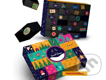 Adventný kalendár káva&čaj&čokoláda FAREBNÝ