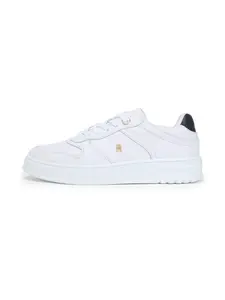 TOMMY HILFIGER Nízke tenisky  čierna / biela
