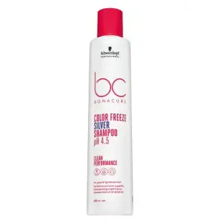 Schwarzkopf Professional BC Bonacure Color Freeze Silver Shampoo pH 4.5 Clean Performance tónovací šampon pro platinově blond a šedivé vlasy 250 ml