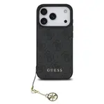 Zadní kryt Guess 4G Charm pro Apple iPhone 17 Pro, tone on tone grey