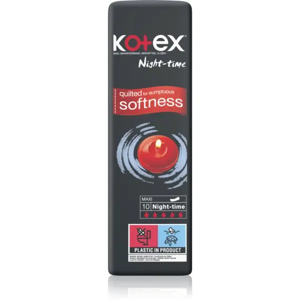 Kotex Maxi Night-time vložky na noc 10 ks