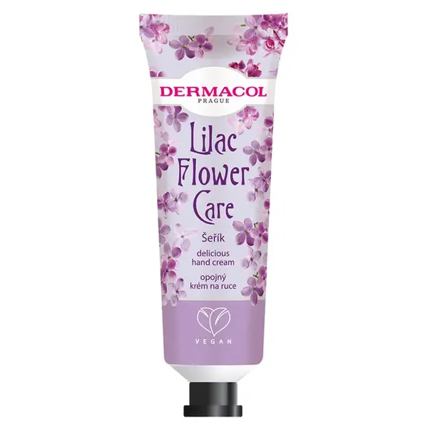 DERMACOL Flower Care Opojný krém na ruce Šeřík 30 ml