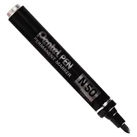 12 x Permanentní popisovač Pentel černý, kuželovitý hrot, stopa 1.5mm
