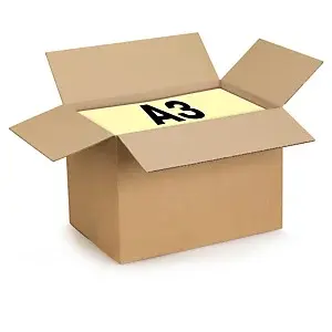 25 x Kartonová krabice 450x350x250mm, hnědá, klopová,třívrstvá vlnitá lepenka (3VVL) RAJA