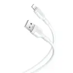 XO kabel NB212 USB - Lightning, 1 m, bílý