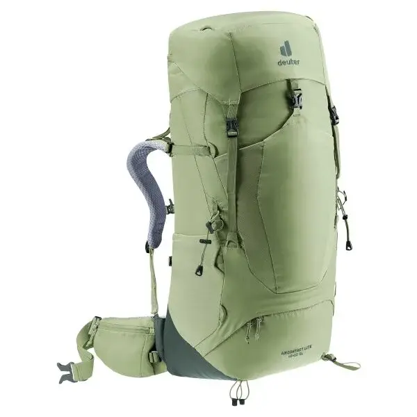 DEUTER AIRCONTACT LITE 45+10 SL Turistický batoh, zelená, velikost