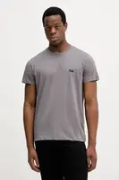 Bavlněné tričko BOSS T-ShirtRN 365 pánské, černá barva, 50531401