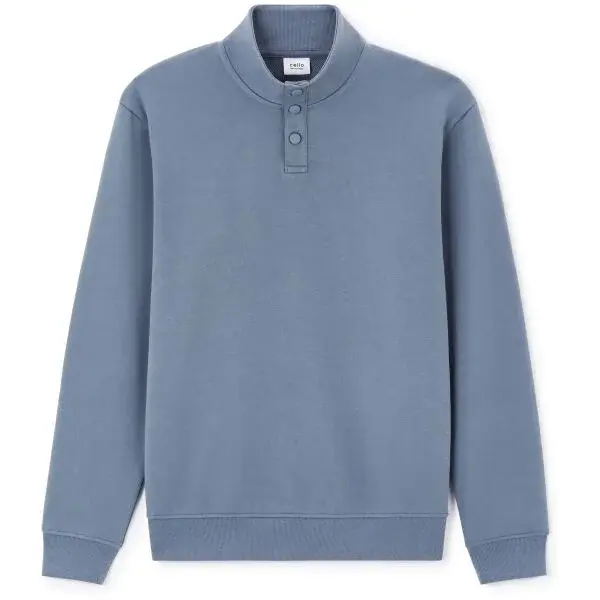 CELIO JECHAVIRE Pánska mikina, modrá, veľkosť