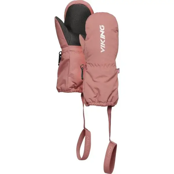 VIKING BY NORWAY EXPOWER INSULATED MITTENS Detské zimné palčiaky, ružová, veľkosť