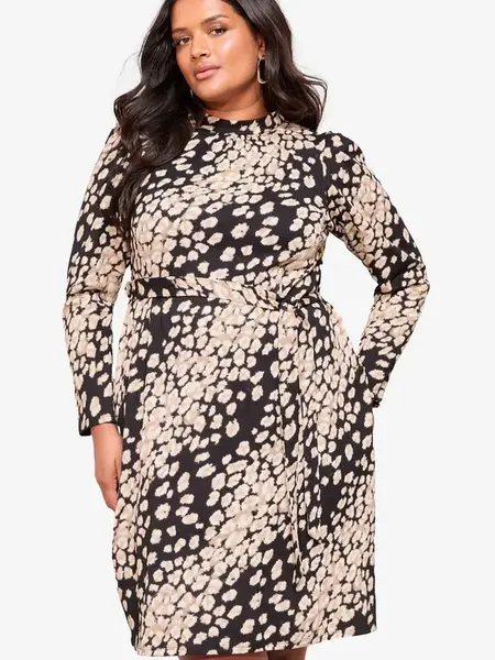 Friends Like These Šaty  béžová / čierna