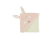 Detská osuška s kapucňou Mrs. Rabbit - 75 x 75 cm