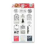 Razítka Aladine Stamp With Love - Vánoční visačky, 9 ks