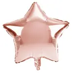Nafukovací balón hvězda zlatorůžová 45cm