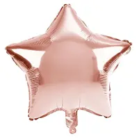 Nafukovací balón hvězda zlatorůžová 45cm