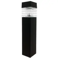 Solární zahradní lampa Trixline, černá