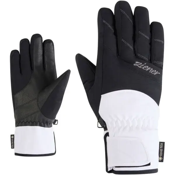 Ziener KATIMA-Z GTX LADY Dámske lyžiarske rukavice, čierna, veľkosť
