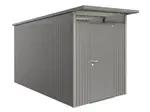 Domek na nářadí AVANTGARDE A4, šedý křemen, jednokřídlé dveře BH19040
