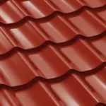 Covernit Plechová střešní krytina Classic Tile 2250 x 1200 mm červená