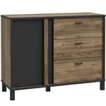 Komoda Haruki HYTK221 alpský smrk/černý