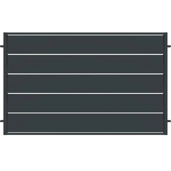 PLOTOVÉ POLE NOVARA 2x1,20 ZN RAL7024 MAT