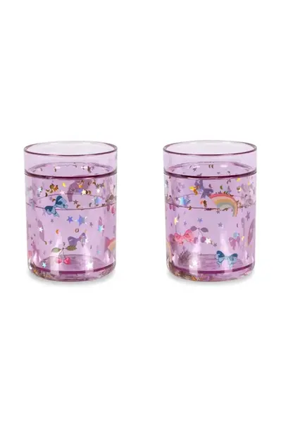 Sada hrnků Konges Sløjd 2 PACK GLITTER CUPS 2-pack KS104169