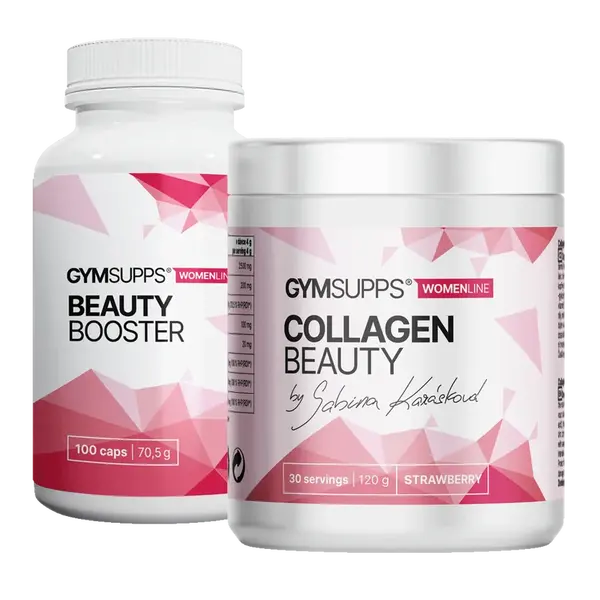 Gymsupps Collagen Beauty by @sabina.karaskovaa 120g + Beauty Booster 100cps