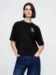 GAP Dámské Oversize crop tričko Heavyweight Americana 729563-01 Velikost: S