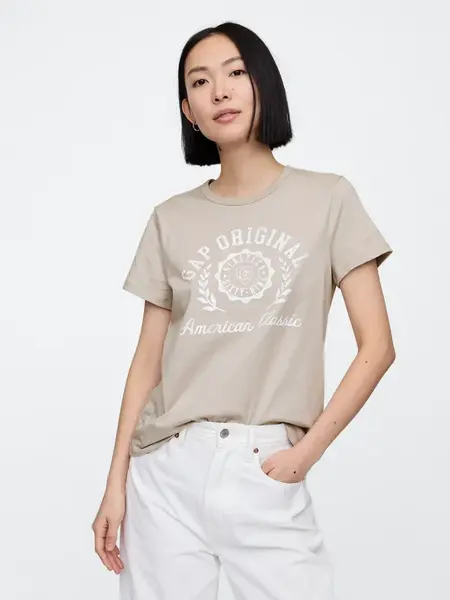 GAP Dámské Tričko s logem 723653-08 Velikost: XS