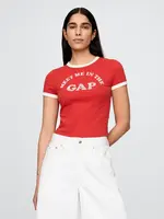 GAP Dámské Crop tričko s logem 749366-01 Velikost: S