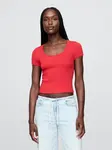 GAP Dámské Crop tričko Americana 771232-01 Velikost: M