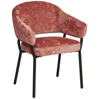 MID.YOU ŽIDLE S PODRUČKAMI, železo, mikrovlákno, pink