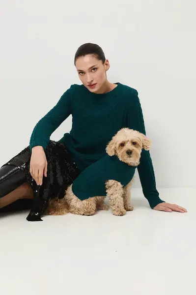 Svetr Medicine dámský, zelená barva