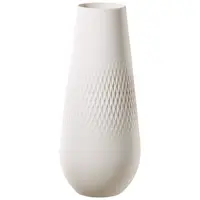 Váza Carré, vysoká, kolekce Manufacture Collier blanc - Villeroy & Boch