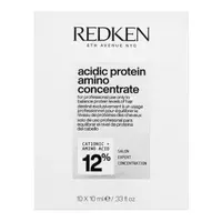 Redken Acidic Protein Amino Concentrate koncentrovaná obnovující péče pro velmi suché a poškozené vlasy 10 x 10 ml