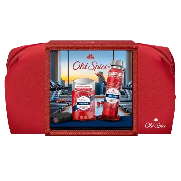 OLD SPICE Xmass sada Sport Power v taštičce antiperspiranty