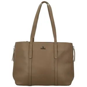 Dámská kabelka na rameno tmavě béžová - Coveri Edith