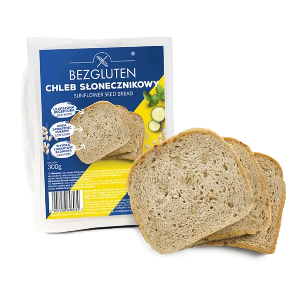 BEZGLUTEN Chléb slunečnicový bez lepku 300 g
