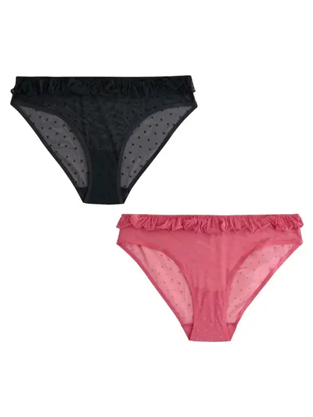 Next Nohavičky  ružová / čierna