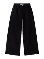 Bershka Džínsy  čierny denim