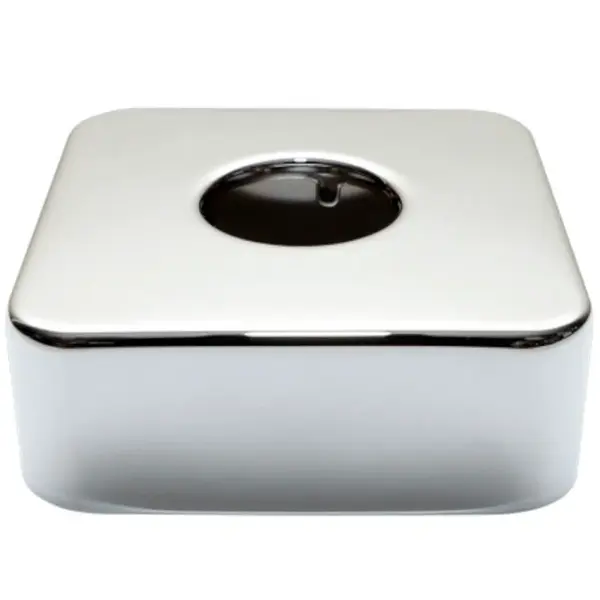 Rozeta 3/4\" štvorcová chróm h-25, 70x70 mm