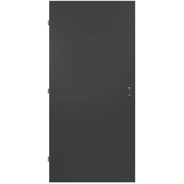 Interiérové vchodové dvere RT03 80L kovový antracit