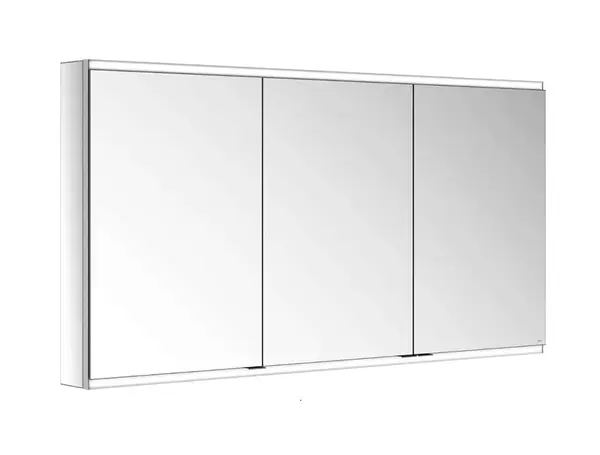 Keuco Royal Modular 2.0 - Zrcadlová skříňka s LED osvětlením, 140x70x12 cm, hliník 800311140000200