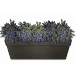 Kvetináč Melrose Glamour 50x18x16h 10lt Antracit Dba50