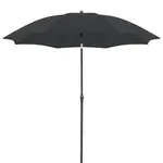 Plážový slnečník ACTIVE 210 cm antracit