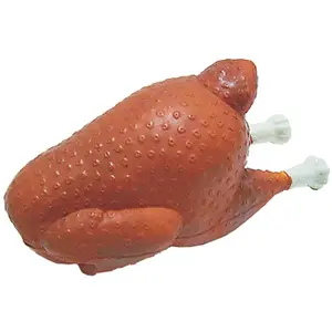 Hračka grilované kuře latex 13 cm