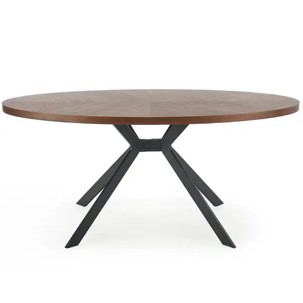 Stùl Locarno 170 Mdf/Ocel – ořech/černá