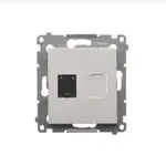 D61/11 Počítačová zásuvka RJ45 jednopólová biela